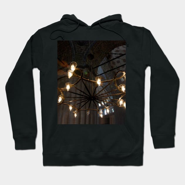 Blue Mosque Lights Hoodie by SHappe